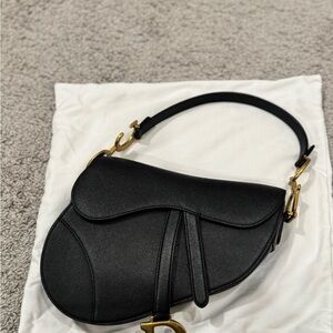 Dior Saddle Grained Calfskin Medium